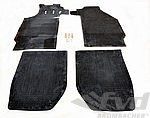 Rubber mat set black 911 / 912 65-73 (only for vehicles without Sportomatic)