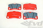 Race Brake Pad Set - REAR - PAGID - Red - RST1 - Shape No. 8006 - 997.1