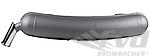 Steel Muffler with polished Ø57 mm chromed tail pipe 911/ 901 1965-66