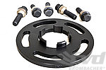 Wheel Spacer Rear - 10mm - Hub Centric - Anodized with Bolts - Black - Sold Individually