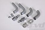 Tail pipe set with clamps 356 B Model T6 Europe, 356 C Europe