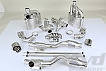 Valved Exhaust System 993 Turbo / GT2 - STREET - 200 Cell Catalytics - With Heat