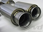 Competition Exhaust System 997.1 Turbo-Brombacher-Titanium,Cats st.steel-200 Cell HD-11.9 kg/26.2lbs