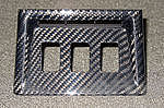 Center Console Lower Switch Cover 964 / 993 - Carbon - Complete Assembly - Send In