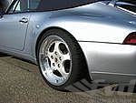 Jeu de roues look 3 parties Cup Design noir (8,5+9,5 x18ET52) argent Michelin Pilot Sport 225/40-265