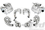 Valved Sport Exhaust System 997.1 - Brombacher Edition - 200 Cell HF Sport Cats - Dual 3.5" Tips