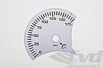 gauge face silver    mph   986    without BC