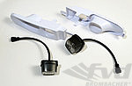 Front Bumper Oil + A/C Cooling Duct Kit 993 - Turbo S Style - With Parking Lights