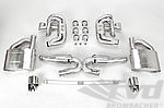Sport Exhaust System 993 - Brombacher Edition - With Heat - 100 Cell Cats - Stainless Steel