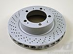 Front Sport Brake Disc - 304 x 32 mm - Drilled - Left - Multiple Models - With ABE