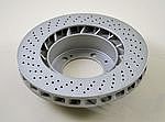 Front Sport Brake Disc - 304 x 32 mm - Drilled - Right - Multiple Models - With ABE