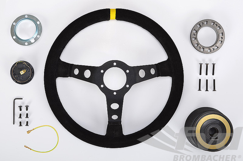 FVD347084 - Steering Wheel Kit - GT2 - Black Suede / Black Stitching - For  Models Without an AB - ø 350mm