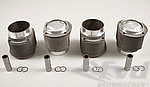 Piston & Cylinder Kit 912/356SC - S90 - 1600cmm 82,5 mm (set 4pcs.)