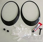 TechArt Head Light Cover Set 997.1 and 997.2 - Polyurethane - TÜV approved