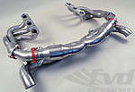 Race Exhaust System 997.1 - Brombacher Edition - Catalytic Bypass with Turndown Tips