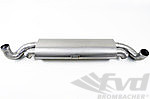Exhaust System 964 - SPORT - TITANIUM - 100 Cell Catalytics- Dual Outlet - With Heat