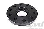 Wheel Spacer - 18 mm - Hub Centric - Anodized with Bolts - Black - Sold Individually