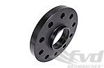 Wheel Spacer - 18 mm - Hub Centric - Anodized with Bolts - Black - Sold Individually