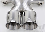 Valved Exhaust System 987.2 Boxster - Brombacher Edition - 200 Cell Cats - 3.5" (90 mm) Tips