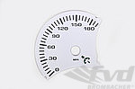 gauge face  white  mph 996 (without BC)