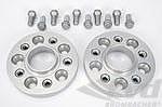 Spacer Set Macan - 22 mm - Silver - Hub Centric - Sold as a Pair