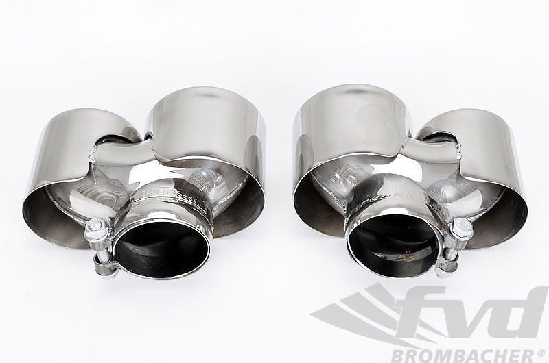 996 Turbo/GT2 Tail Pipes (2x89/76mm) 