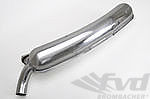 Muffler 911  1975-89 - Street - Stainless Steel - 1 in x 1 out - Ø 60 mm (2.36") Tip