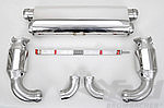 Sport Exhaust System 996 Turbo / 996 GT2 - Brombacher Edition - 200 Cell Sport Cats