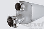 Street Muffler 991.1 Turbo / Turbo S - Brombacher - Sound Version - For OEM Cats and Tips