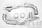 Sport Catalytic Converter Kit 993 Turbo / GT2 - Cargraphic - 100 Cell - With Heating