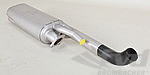 Sport Muffler 930 3.0 L 1975-87 - With Wastegate Pipe - Single Tip