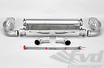 Sport Exhaust System 997.1 Turbo - Brombacher - Stainless Steel - 200 Cell Sport Cats - For OEM Tips