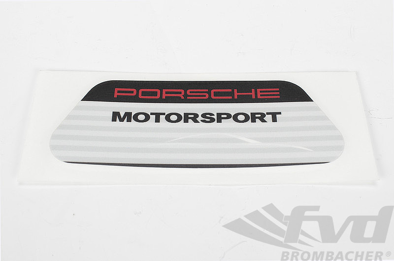 FVD11072197 - OEM Aufkleber Porsche Motorsport (16,2cm x 5,3cm)