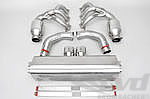 Exhaust System 991.1 GT3 - Brombacher Edition - 200 Cell Catalytics - Dual 3.5" (90 mm) Tips