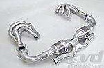 Long Tube Sport Header and Cat Set 997.2 - Brombacher Edition - With 200 Cell HD Sport Catalytics