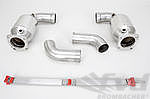 Street Exhaust System 997.2 Turbo / Turbo S - Brombacher Edition - 200 Cell Sport Cats