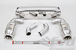 Sport Exhaust System 997.2 Turbo / Turbo S - Brombacher Edition - 200 Cell Sport Cats