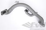 Turbo Bypass Pipe 930 / 965 - Stainless Steel - Grey Finish