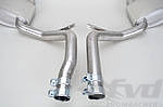 Secondary Sport Muffler Set Panamera / Panamera 4S - Brombacher Edition - For OEM Clamp-on Tips