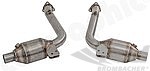 Sport Catalytic Set 986 Boxster / Boxster S - 2.7 L  / 3.2 L  2000-04 - 100 Cell - Manual Trans.