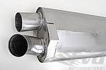 Exhaust System 964 - RACE - 100 Cell Catalytics - Dual Outlet - Without Heat - Round Tips