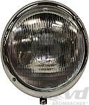 EURO Headllight 356 A/B/C (chrome), Symmetrical, with Hella Glass, without E-identification