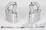Sport Exhaust System 993 - Brombacher Edition - Without Heat - Bypass - Stainless Steel