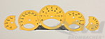 FVD Brombacher Instrument Face Set 997.1 Turbo - Speed Yellow - Manual - KPH - Celcius - With Logo