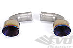 Competition Exhaust System 997.1 GT2 - Brombacher - Titanium - 200 Cell HD - 11.6 kg (26 lbs.)