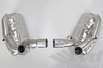 Valved Sport Muffler Set 997.2 - Brombacher Edition - Requires OEM 3.8 L S / Non-PSE Tips