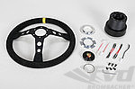 Steering Wheel Kit - MOMO - Mod 07 - Suede / Black Stitching