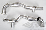 Catalytic Converter Kit 993 Turbo / GT2 - 200 Cell - With Heating - For Exhaust Sys. # BES99300240S
