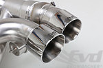 Valved Sport Exhaust System 997.1 Turbo - Brombacher - Stainless Steel - 200 Cell HF Cats