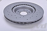 Brake disc drilled " Sport Z " left and right front 18" ( 345 x 30cm )